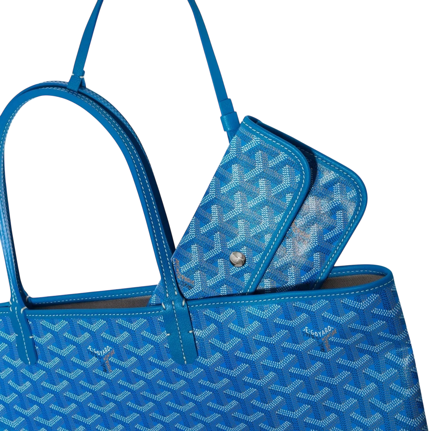 Goyard Saint Louis PM Bag – Sky Blue Goyardine Canvas