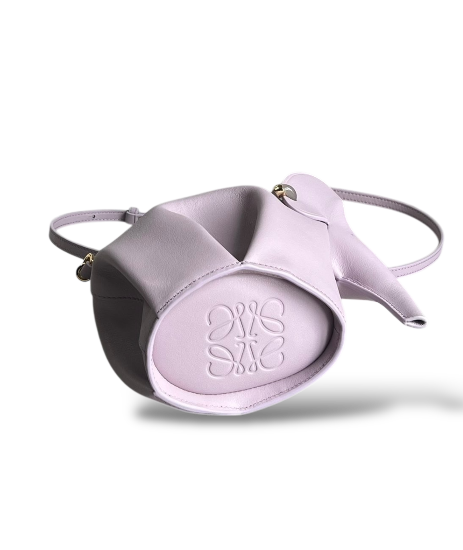 Small Elephant Bag – Light Lavender Calfskin Leather
