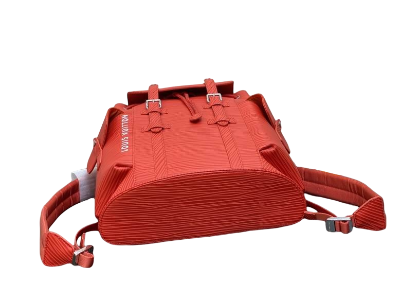Louis Vuitton x Supreme Christopher PM Backpack - Red Epi Leather