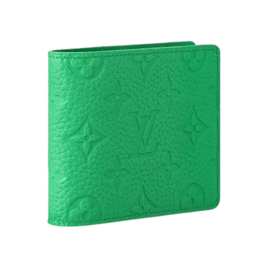 Louis Vuitton M25847 Multiple Wallet – Men's – Monogram Taurillon Bamboo Green