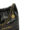 Chanel 22 Handbag – Medium – Black Shiny Calfskin