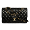 Chanel Classic 11.12 Handbag – Black Lambskin with Gold Hardware