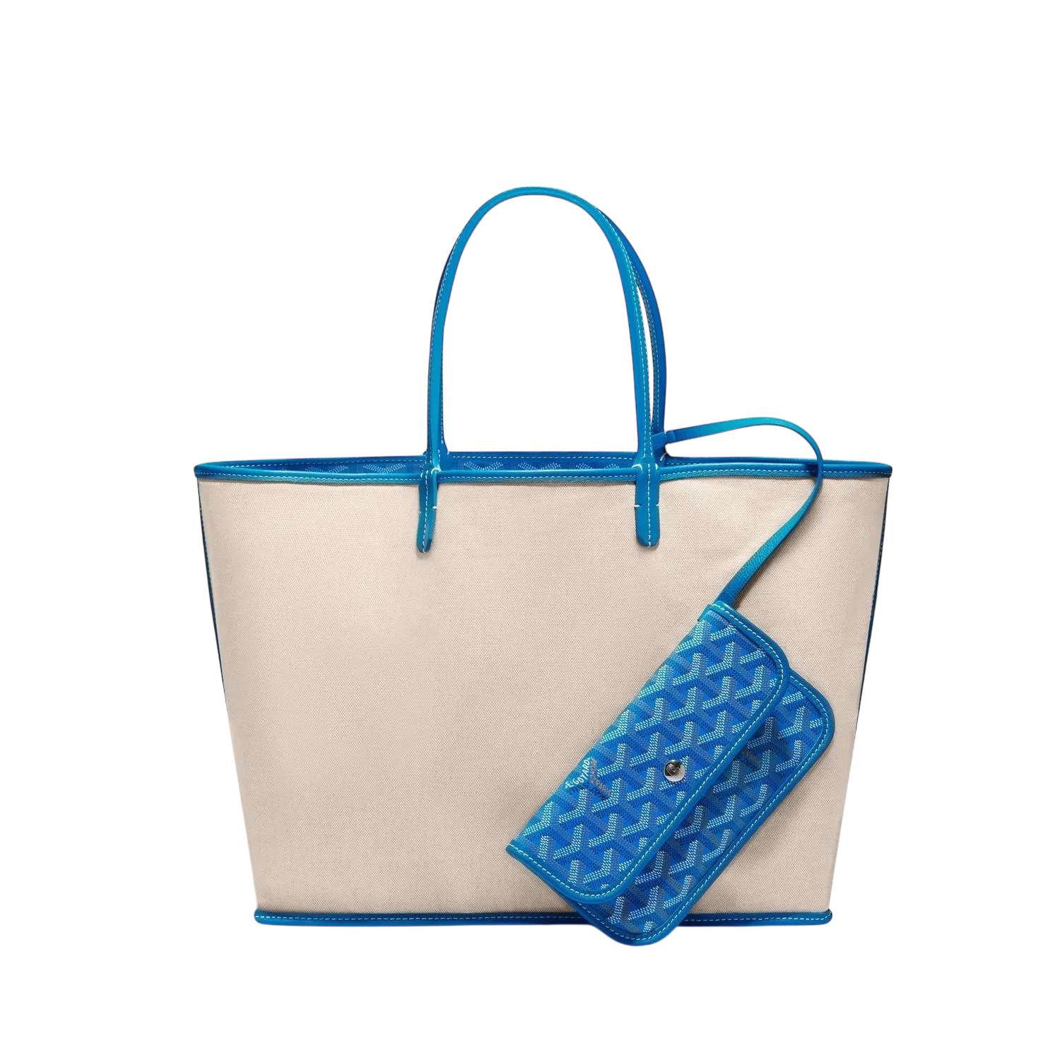 Goyard Saint Louis PM Bag – Sky Blue Goyardine Canvas