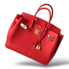 Hermès Birkin 25 – Rouge Togo Leather with Gold Hardware