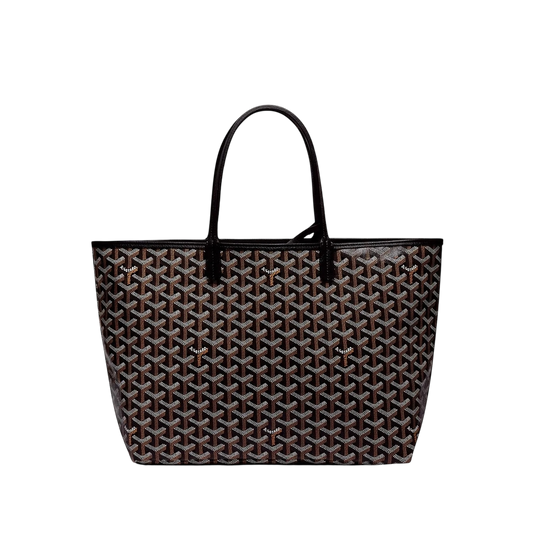 Goyard Saint Louis PM Bag – Black Goyardine Canvas