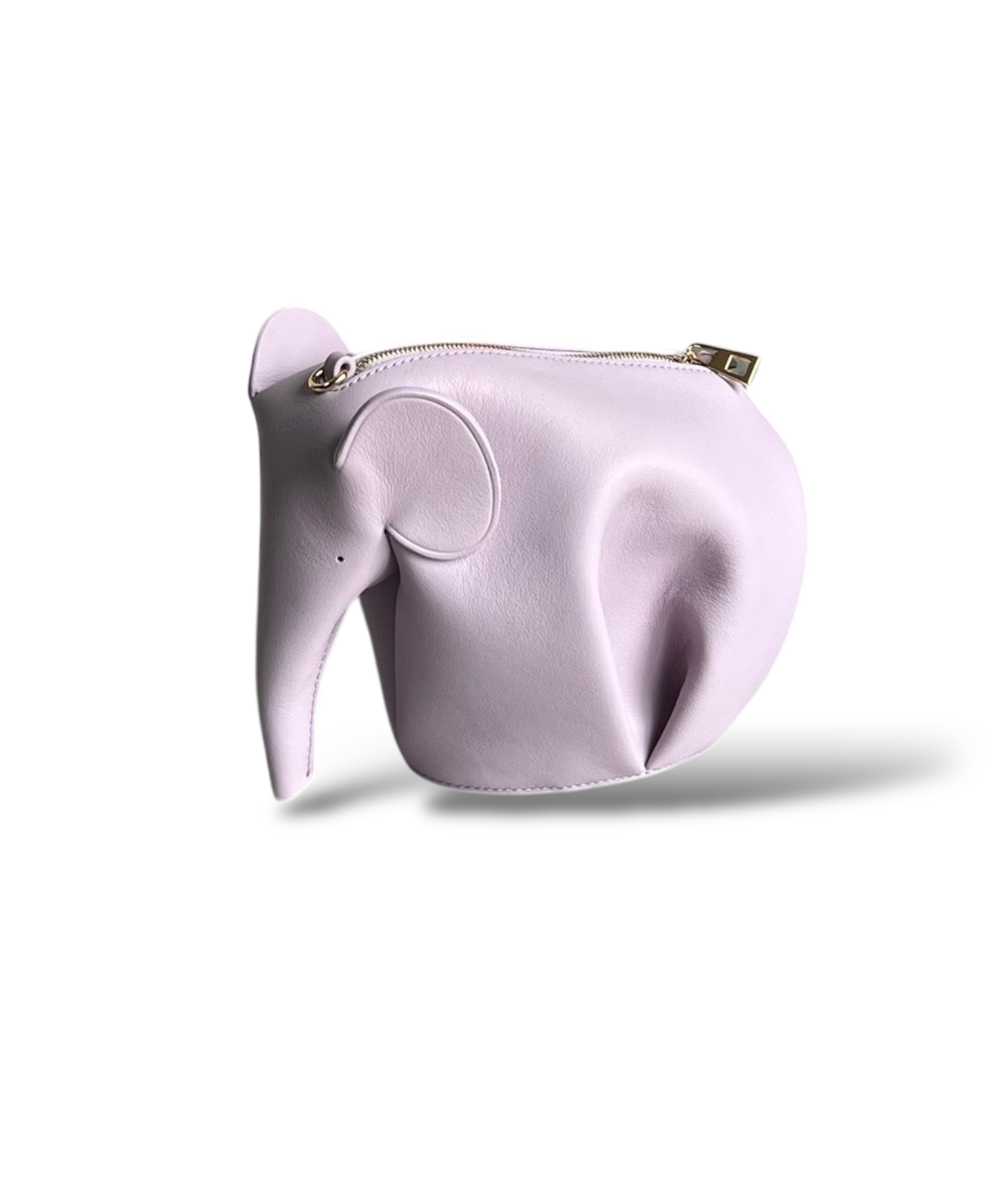 Small Elephant Bag – Light Lavender Calfskin Leather