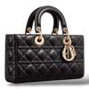 Medium Lady D-Joy Bag – Black Cannage Lambskin