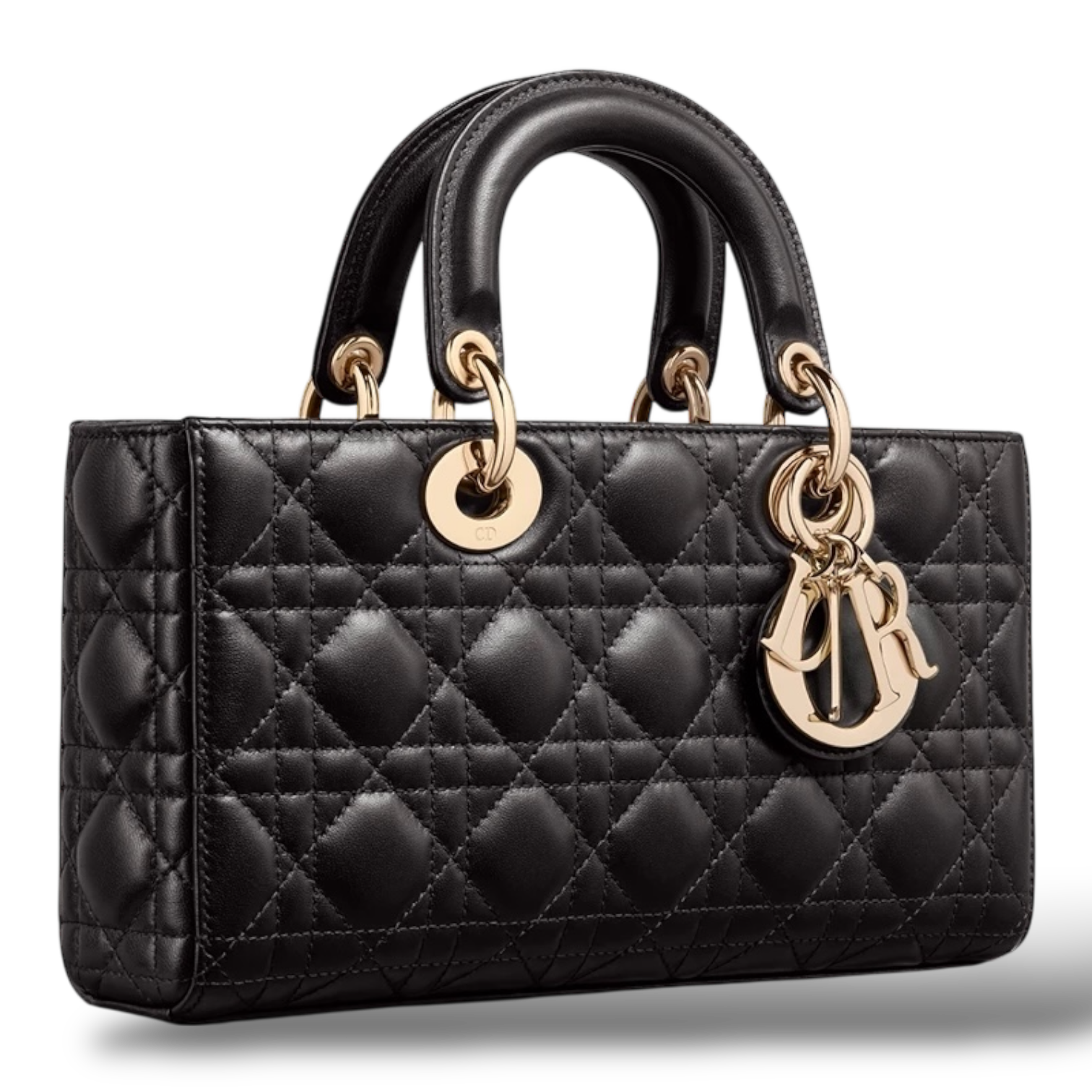 Medium Lady D-Joy Bag – Black Cannage Lambskin