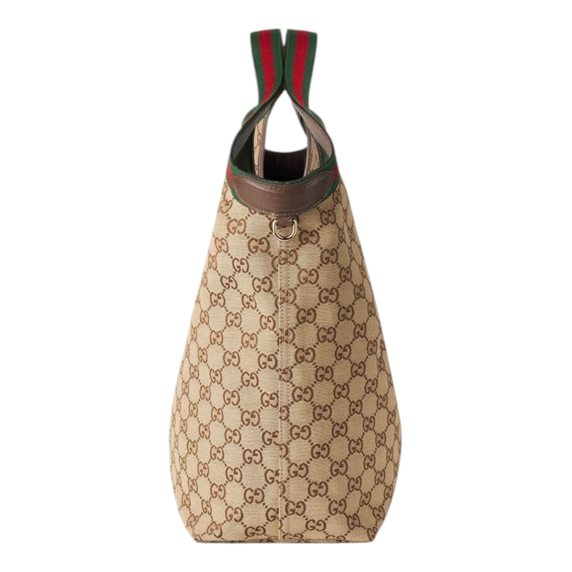 Gucci Giglio Large Tote Bag – Beige & Brown GG Supreme Canvas