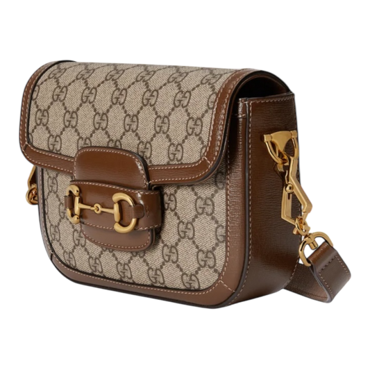 Gucci Horsebit 1955 Small Shoulder Bag – GG Supreme Canvas