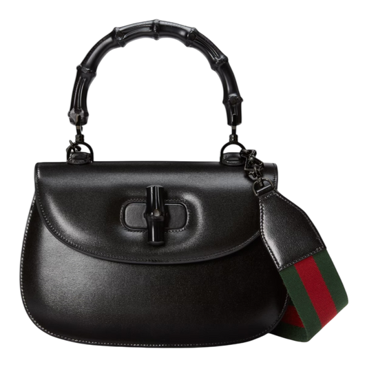 Gucci Bamboo 1947 Medium Bag – Black Leather
