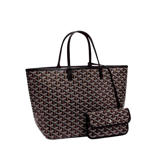 Goyard Saint Louis PM Bag – Black Goyardine Canvas