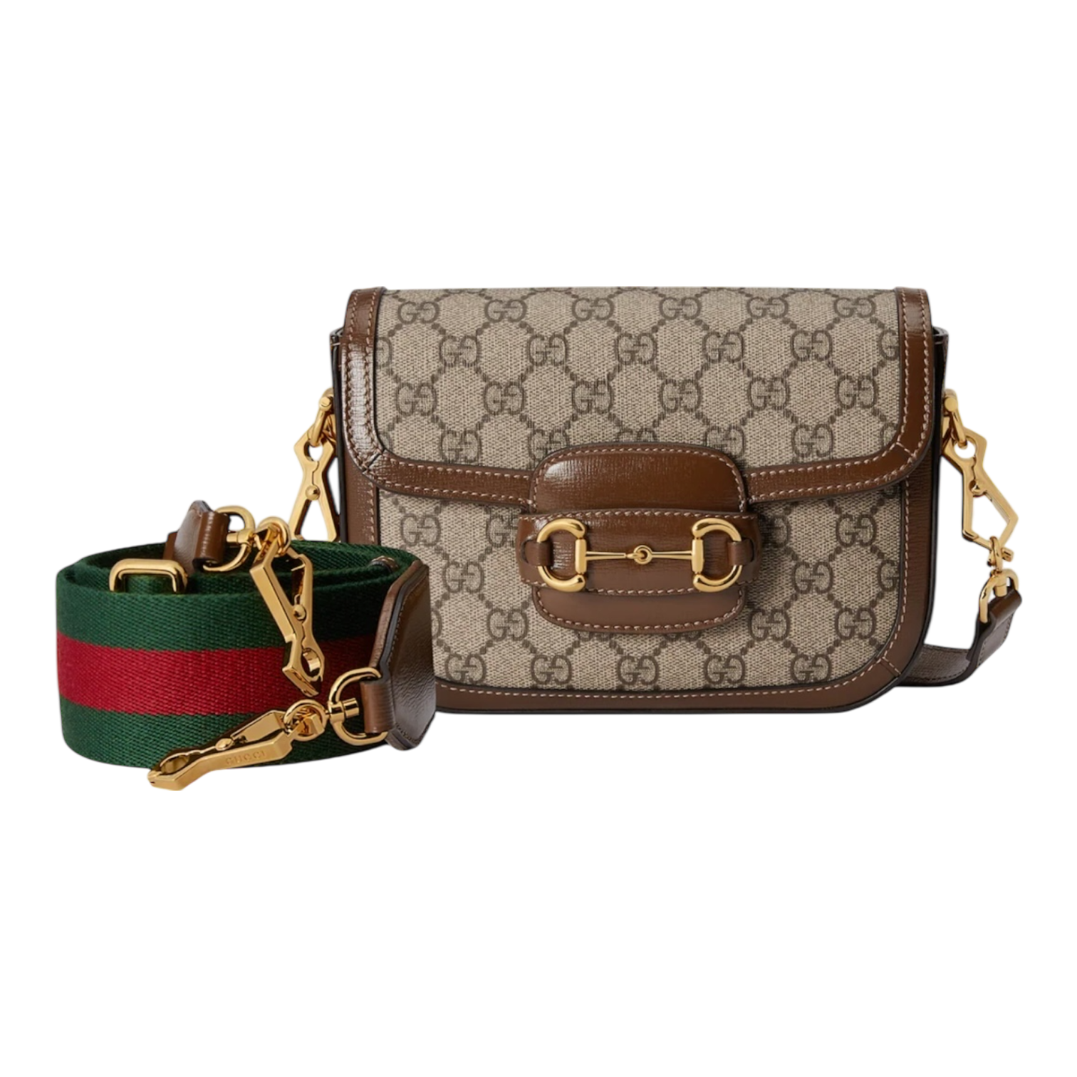 Gucci Horsebit 1955 Small Shoulder Bag – GG Supreme Canvas