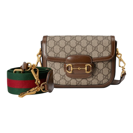 Gucci Horsebit 1955 Small Shoulder Bag – GG Supreme Canvas