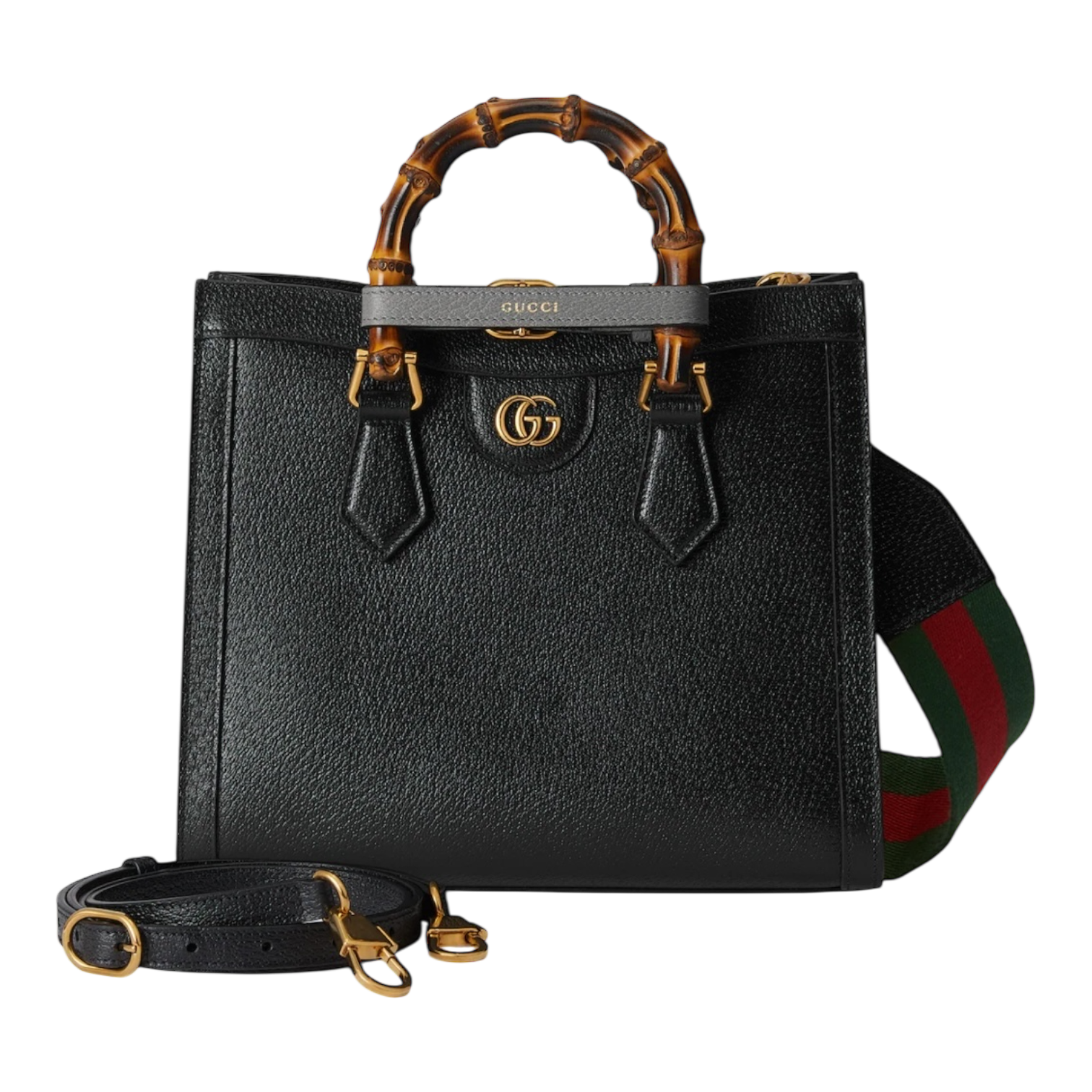 Gucci Diana Medium Tote Bag – Black Leather