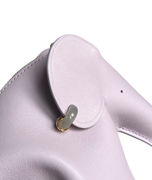 Small Elephant Bag – Light Lavender Calfskin Leather
