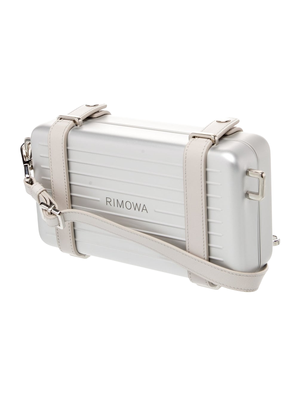 Dior x Rimowa Personal Clutch - Silver Aluminum Crossbody
