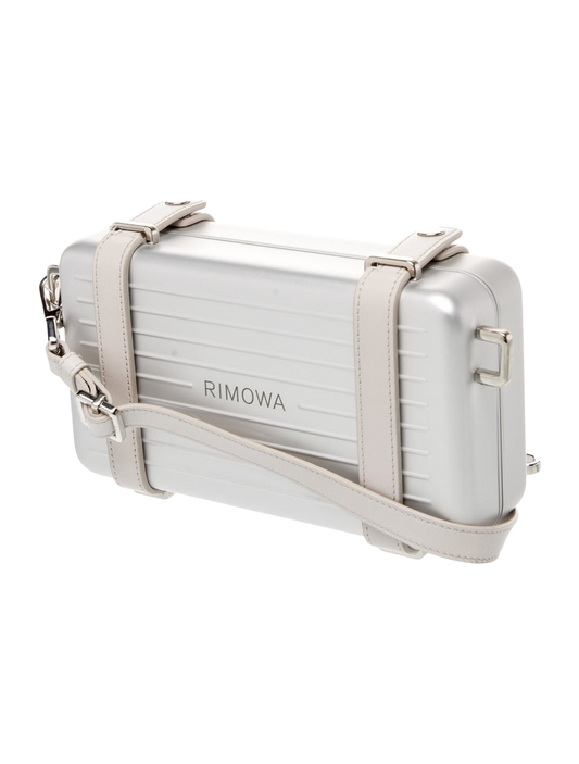 Dior x Rimowa Personal Clutch - Silver Aluminum Crossbody