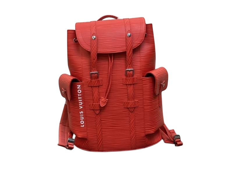 Louis Vuitton x Supreme Christopher PM Backpack - Red Epi Leather