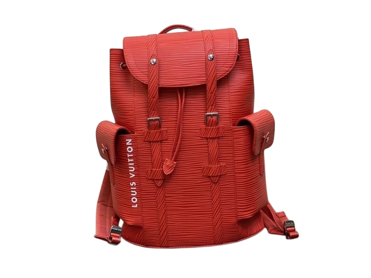Louis Vuitton x Supreme Christopher PM Backpack - Red Epi Leather