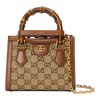 Gucci Diana Crystals Small Tote Bag – GG Canvas