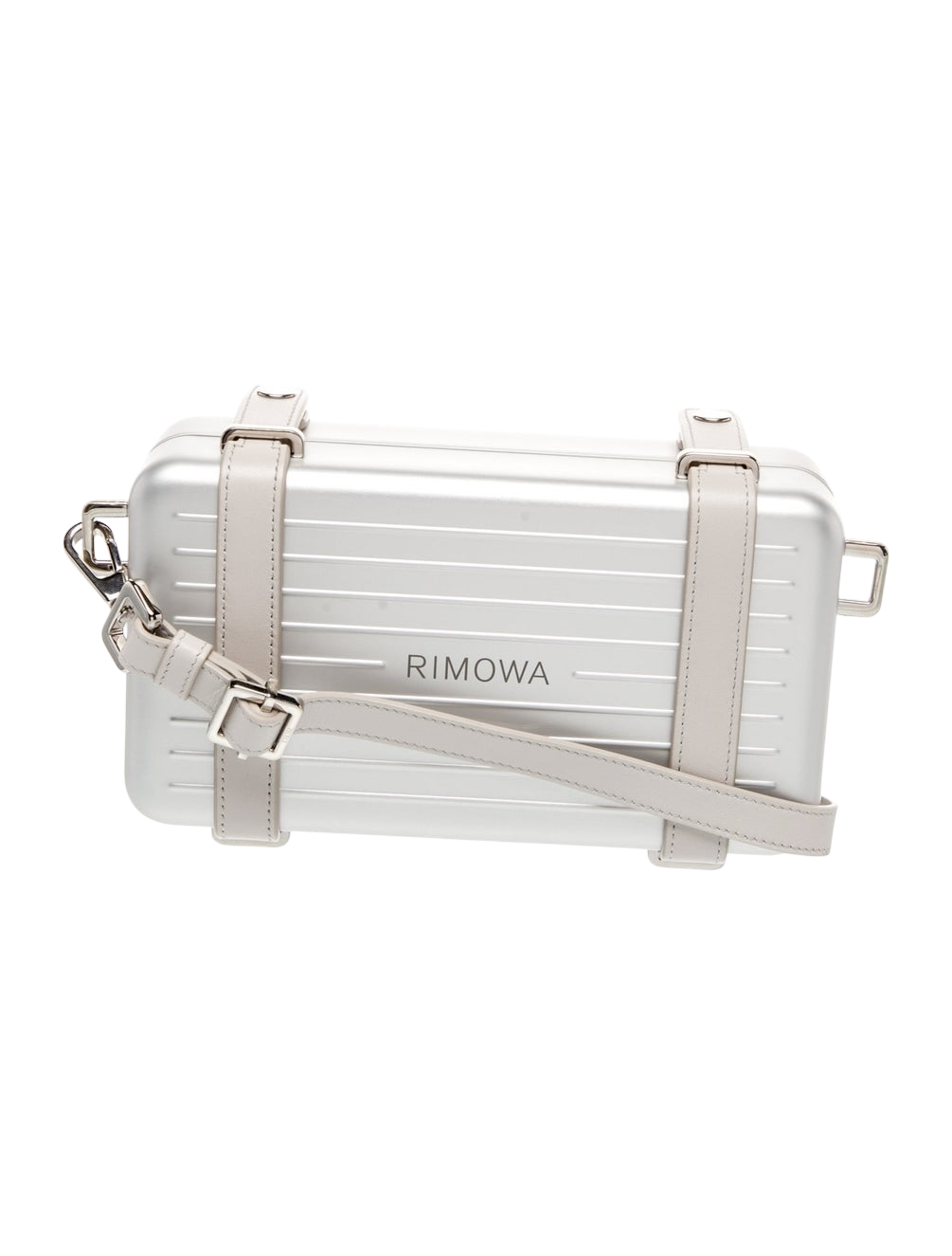 Dior x Rimowa Personal Clutch - Silver Aluminum Crossbody