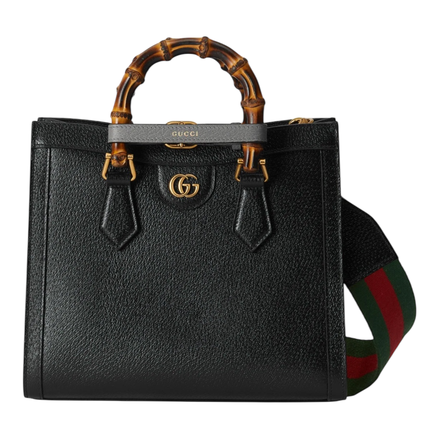 Gucci Diana Medium Tote Bag – Black Leather