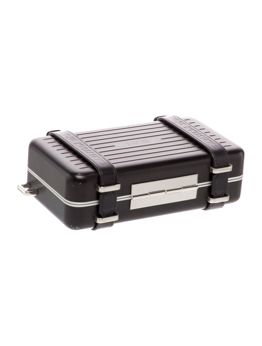 Dior x Rimowa Personal Clutch - Black Aluminum Crossbody