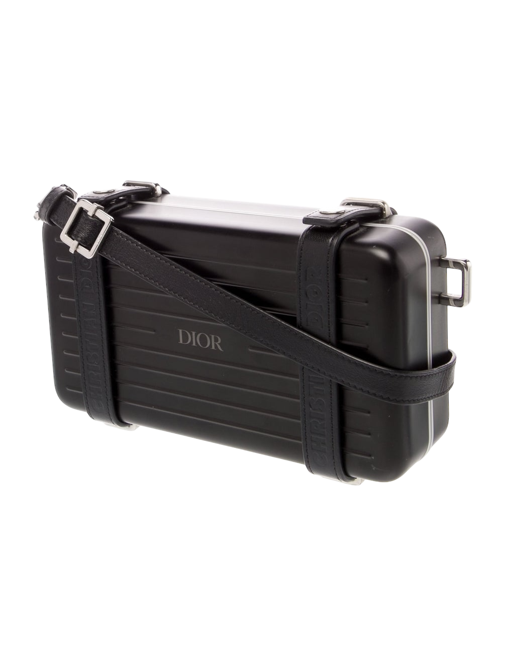 Dior x Rimowa Personal Clutch - Black Aluminum Crossbody