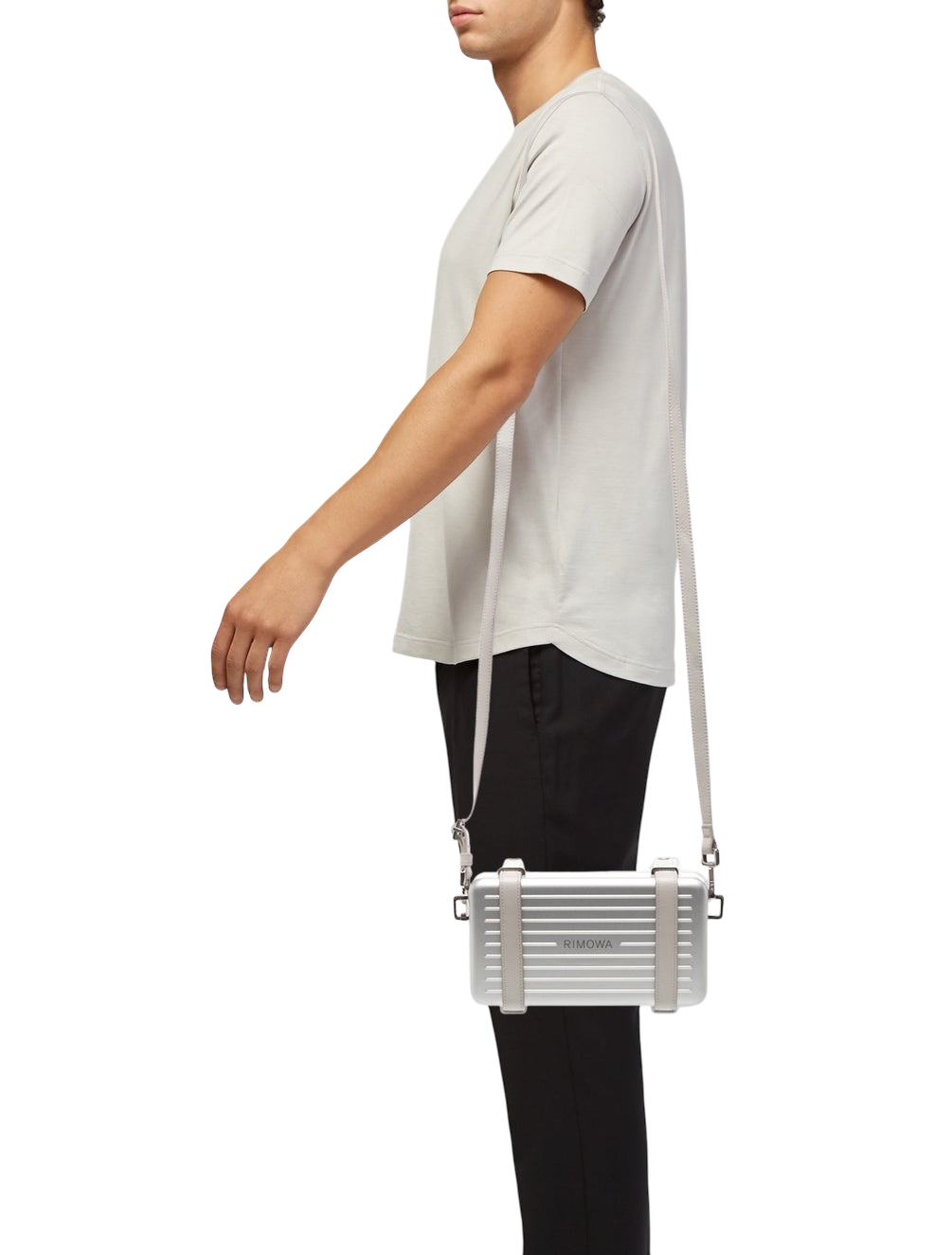 Dior x Rimowa Personal Clutch - Silver Aluminum Crossbody