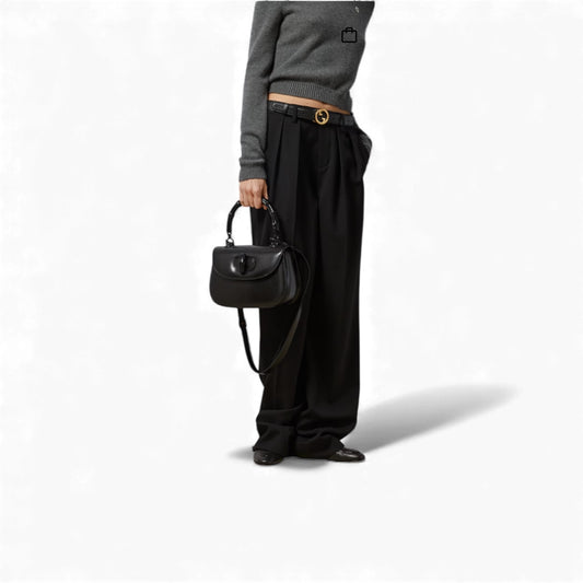 Gucci Bamboo 1947 Medium Bag – Black Leather